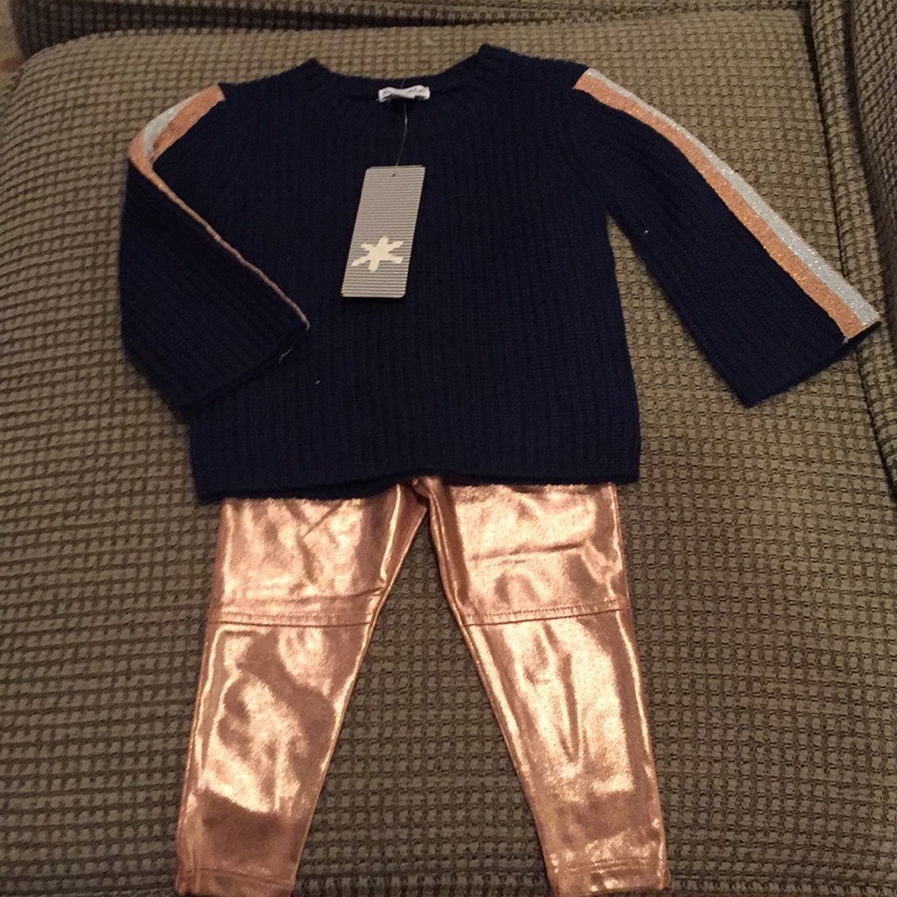 Splendid 2 pc sweater and leggings